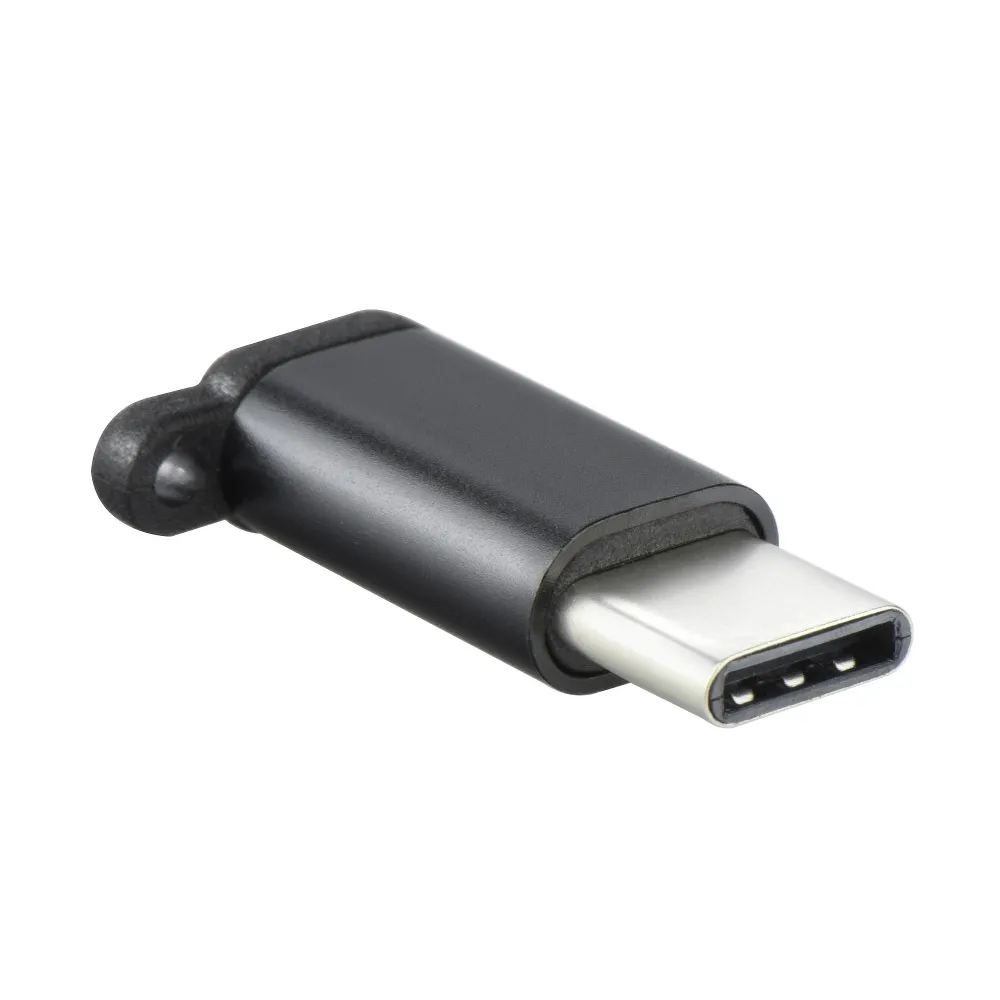 Adapter Micro USB - Typ C [PAdo30] Anhängsel schwarz
