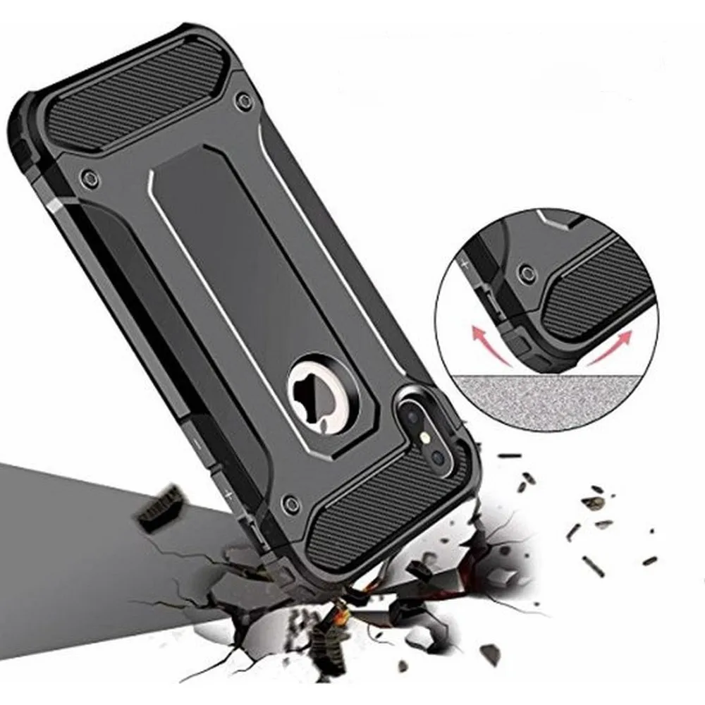 Case passend für iPhone X Armor black