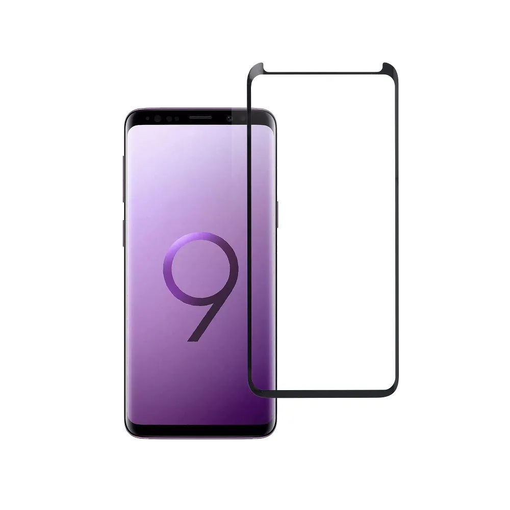 Panzerglas Blue Star 3D - SAM Galaxy S9 (full glue/case friendly) - schwarz