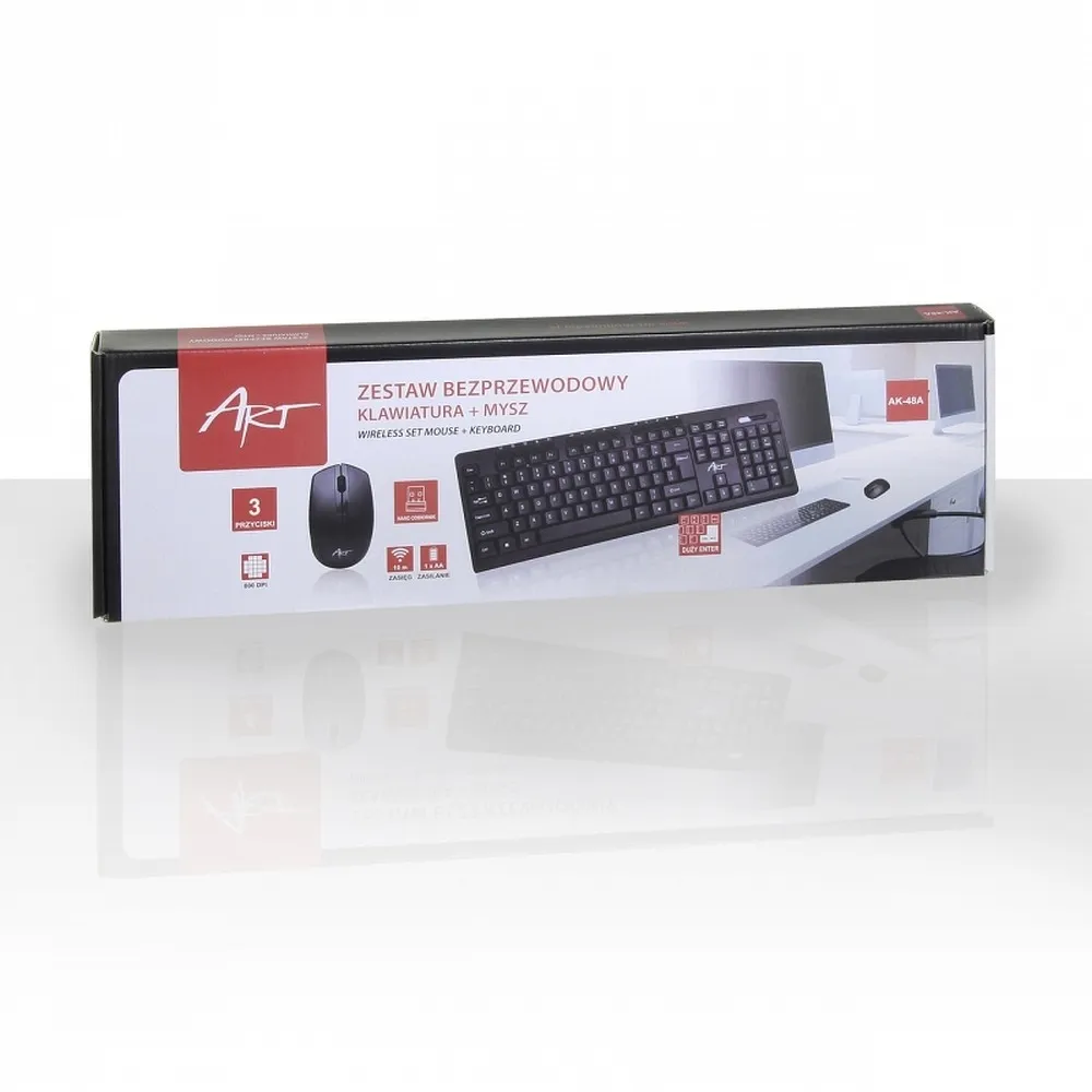 Schnurlose Set - QWERTY Tastatur + Maus (AK-48)