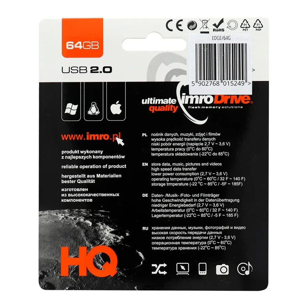 USB-STICK Imro Edge 64 GB