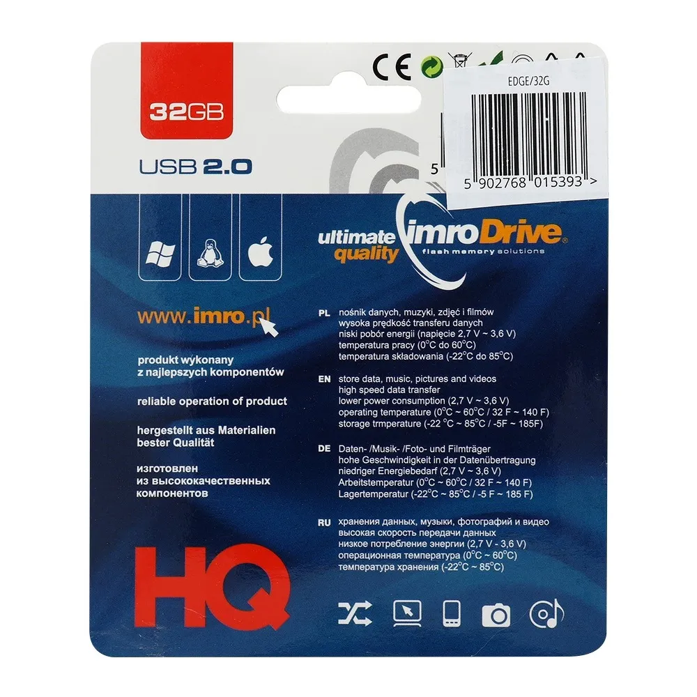 USB-STICK Pendrive Imro Edge 32 GB