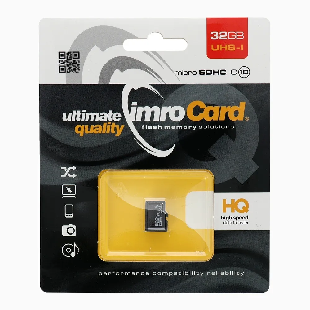 SPEICHERKARTE IMRO microSD 32GB ohne SD Adapter Klasse 10 UHS