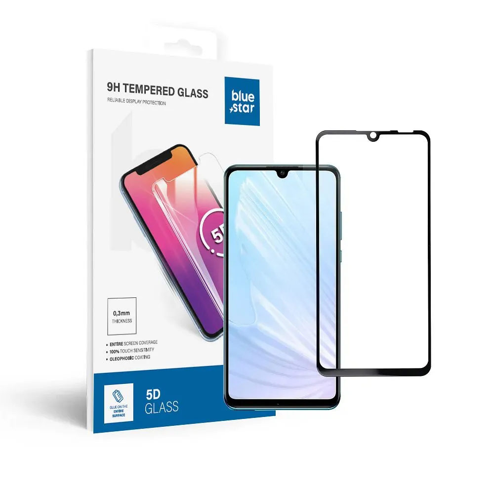Panzerglas Blue Star 3D - HUAWEI P30 Lite (full glue/case friendly) - schwarz