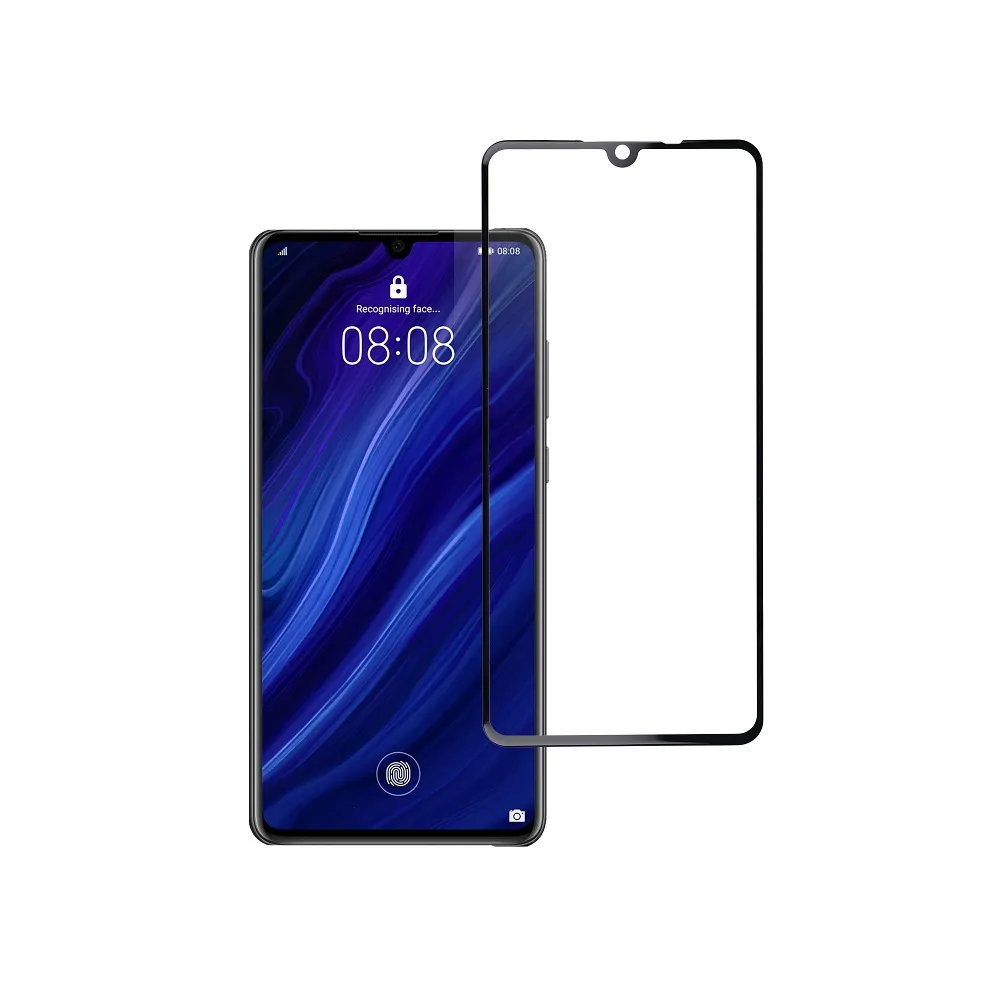 Panzerglas Blue Star 3D - HUAWEI P30 (full glue/case friendly) - schwarz