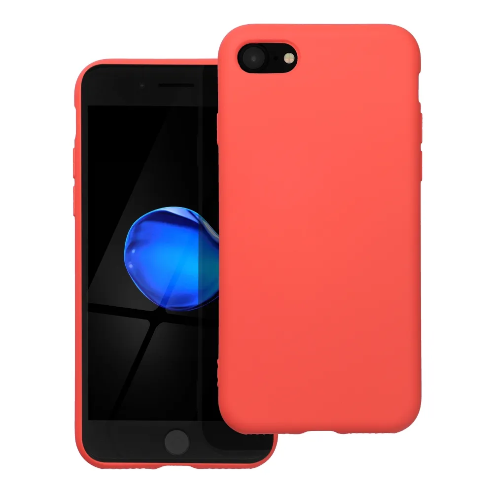 Case passend für iPhone 7 Silicone peach