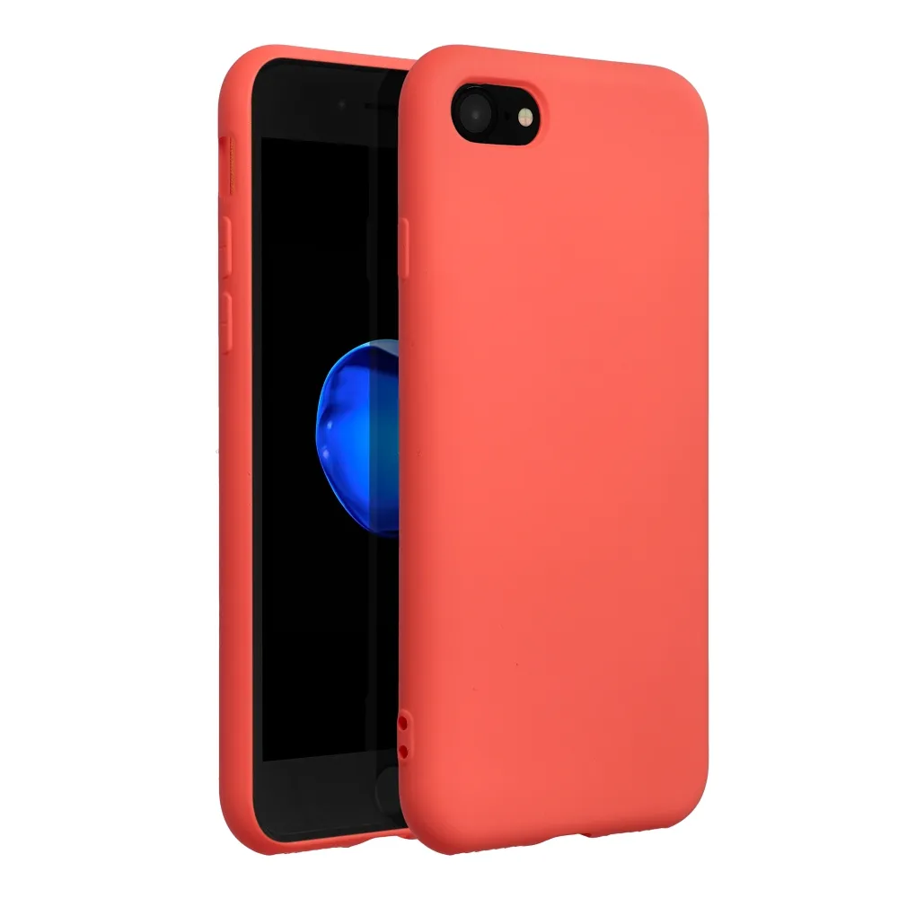 Case passend für iPhone 7 Silicone peach