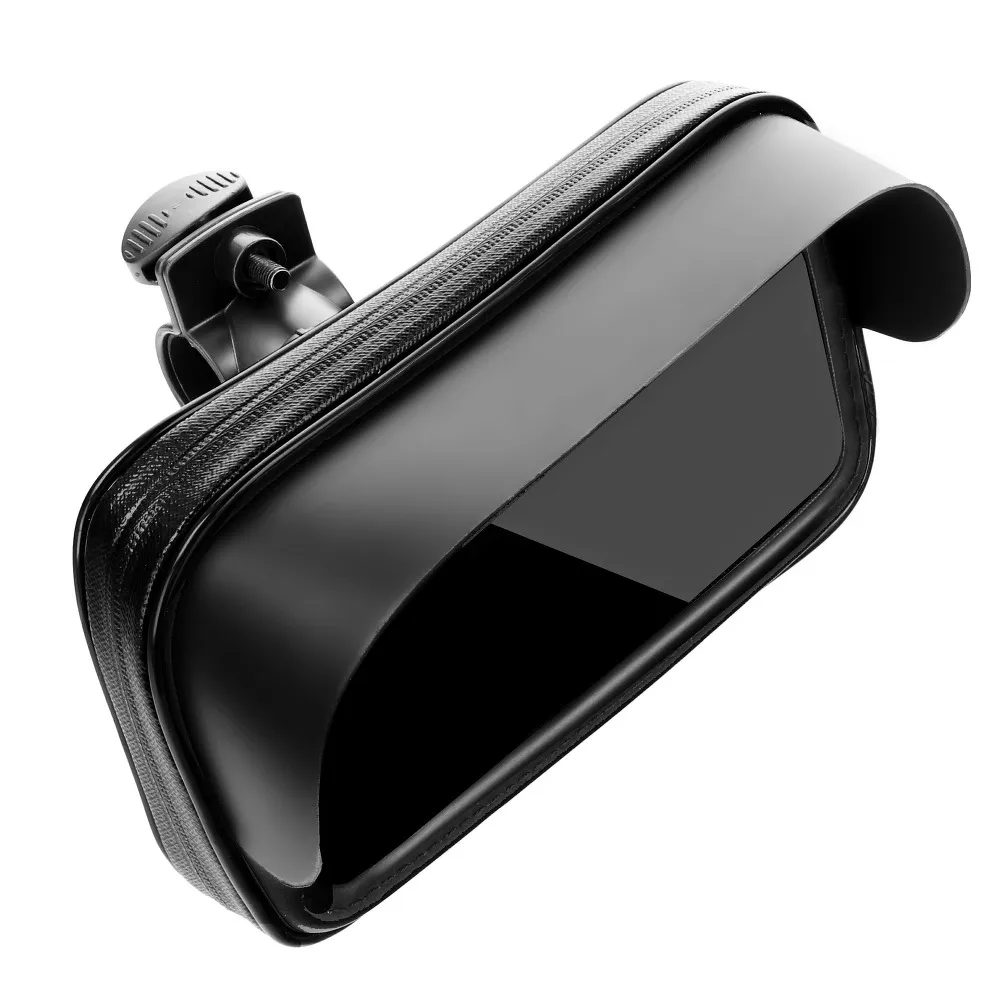 Fahrradhalterung mit wasserdichtem Verschluss und Schirmdach 4,8 "- 5,5"