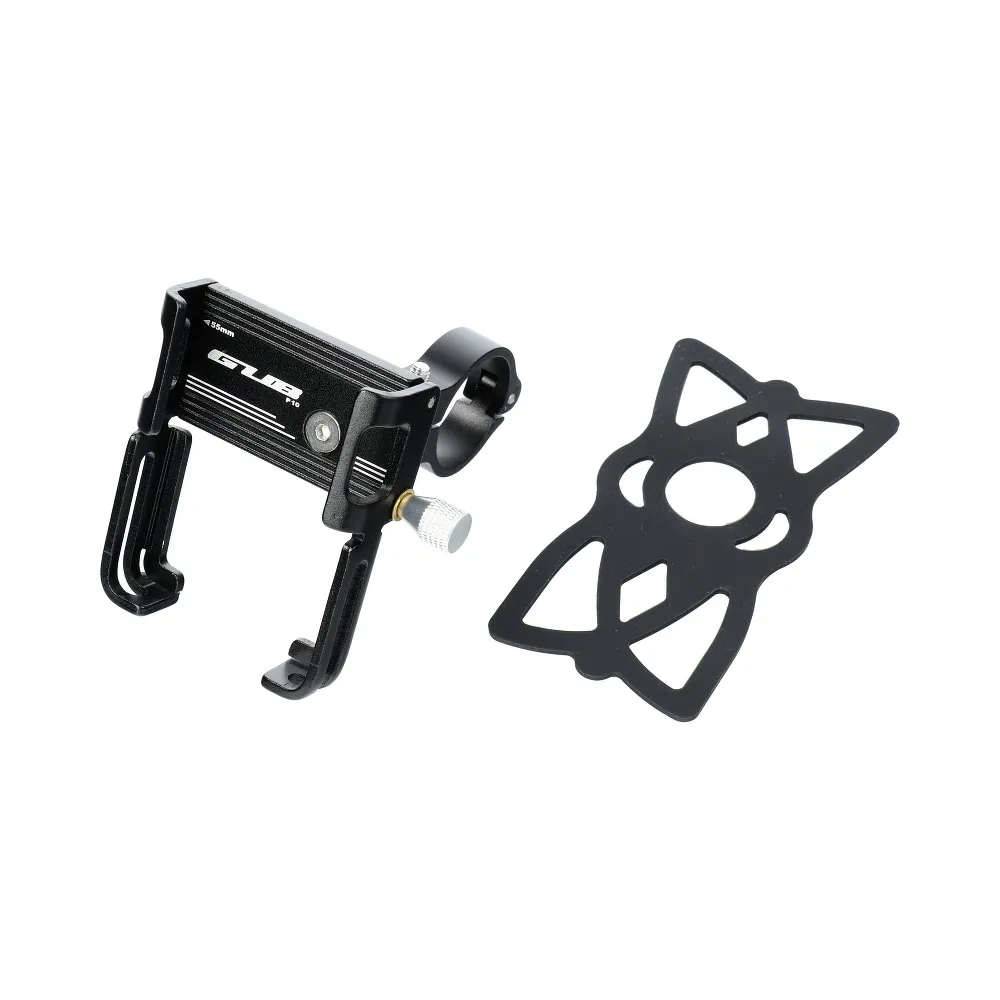 Fahhradhalterung passend für Lenkrad GUB P10 Aluminium + Silicon halterung schwarz