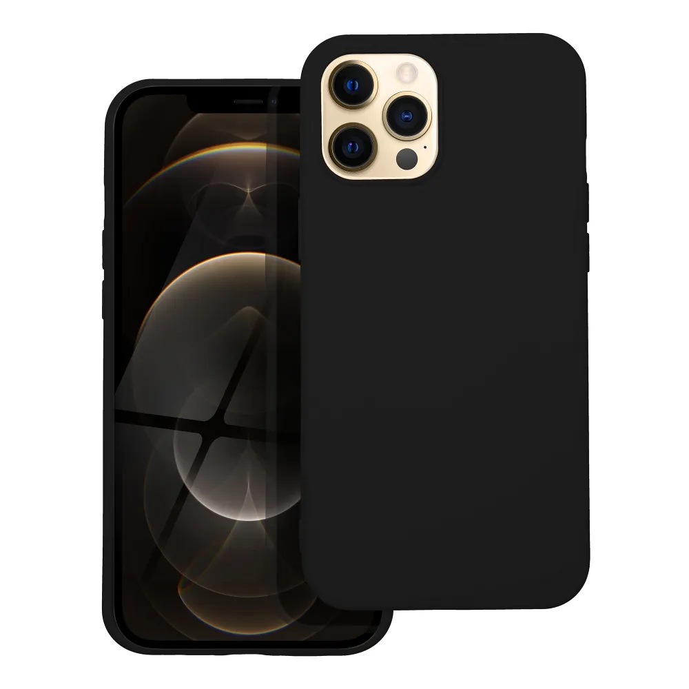 Case passend für iPhone 12 PRO MAX Silicone black