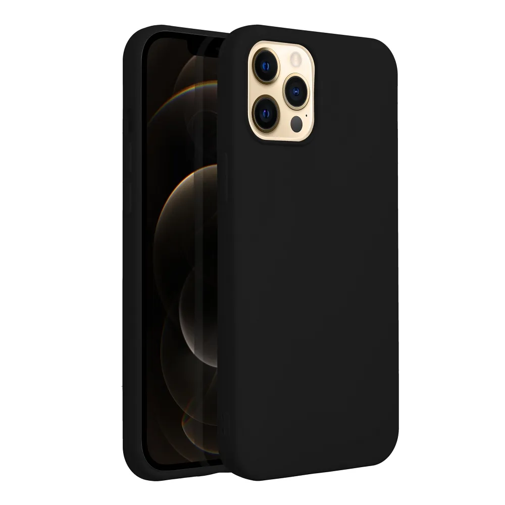 Case passend für iPhone 12 PRO MAX Silicone black