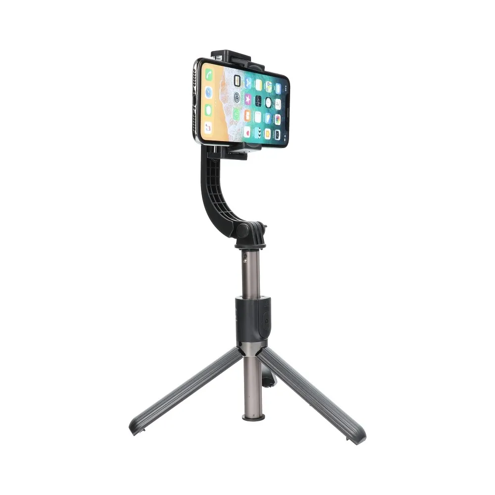 Universal Halterung TRIPOD passend für Handy und Kamera (selfie set) Bluetooth Schalter GIMBAL Stabilisator SSTR-L08 schwarz