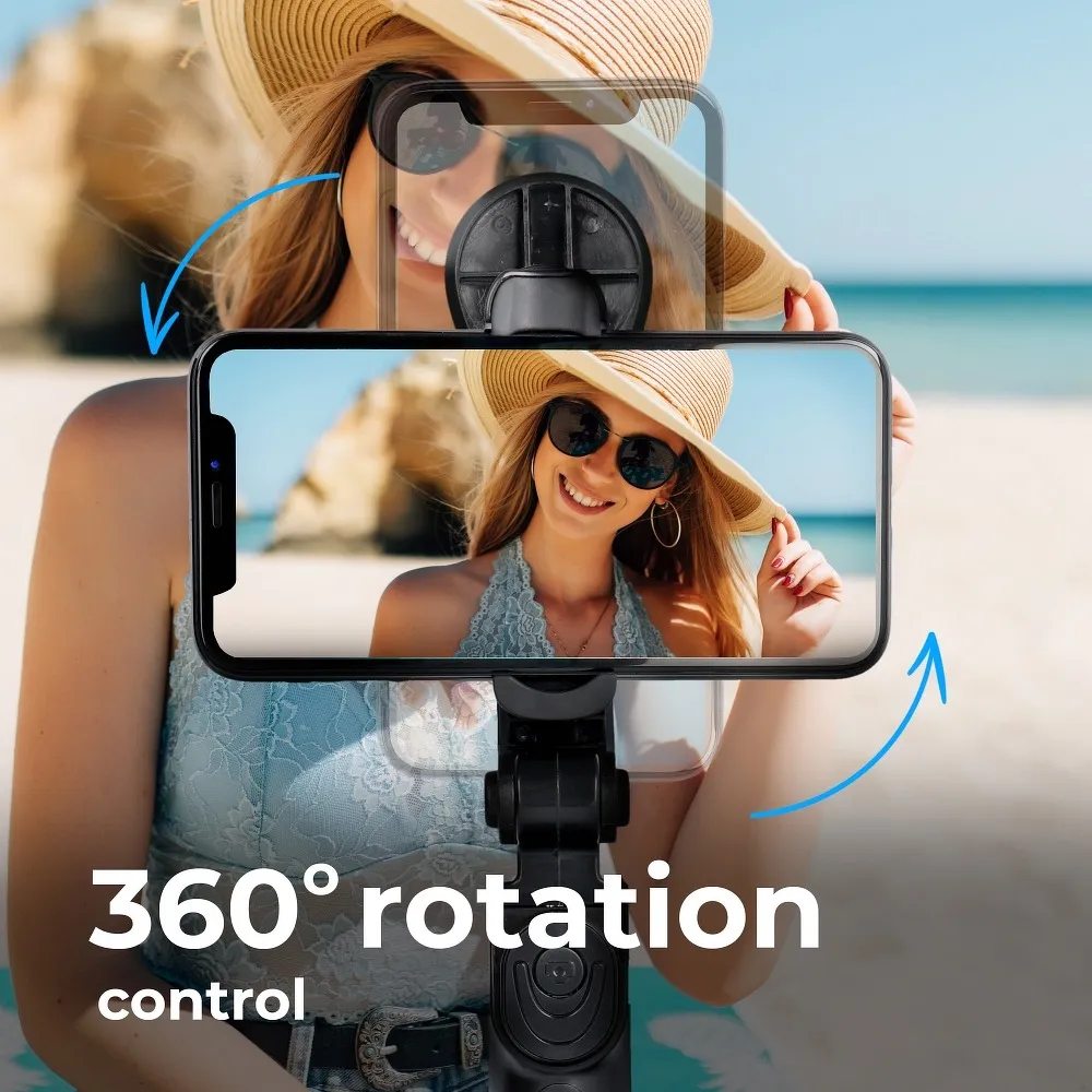 Universal Halterung TRIPOD passend für Handy und Kamera (selfie set) Bluetooth Schalter mit Spigel SSTR-11 schwarz
