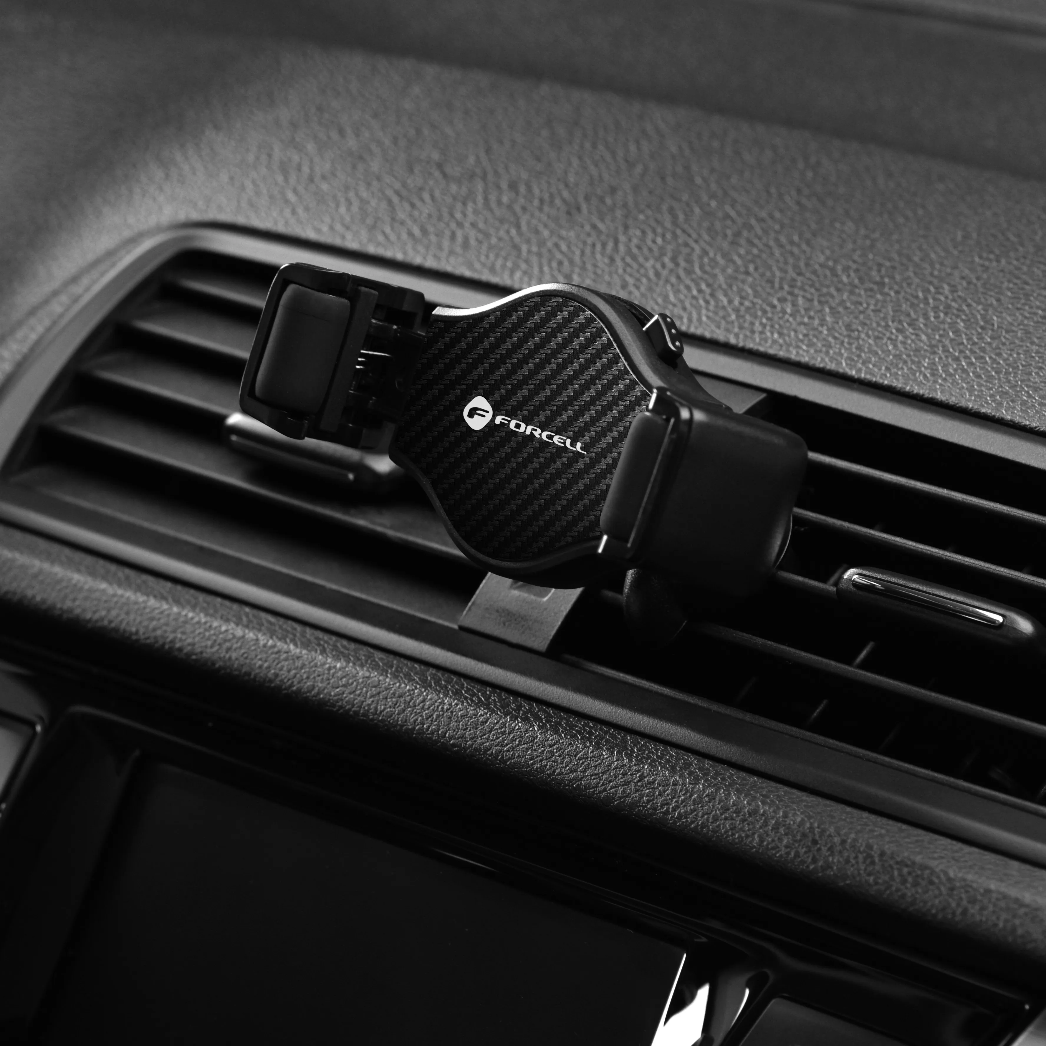 FORCELL AUTOHALTERUNG CARBON H-CF509 magnetisch zum Einlassgitter