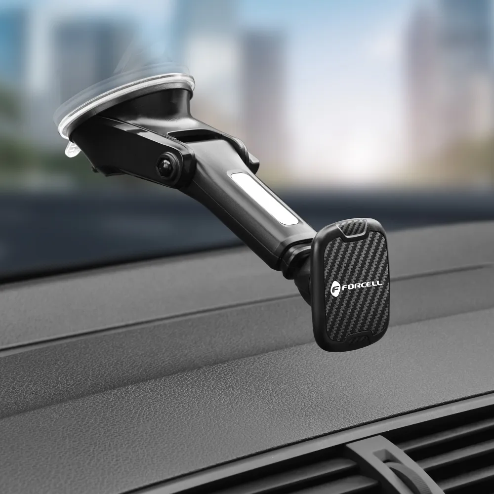 FORCELL AUTOHALTERUNG CARBON H-CT327 magnetisch zum Autofenster