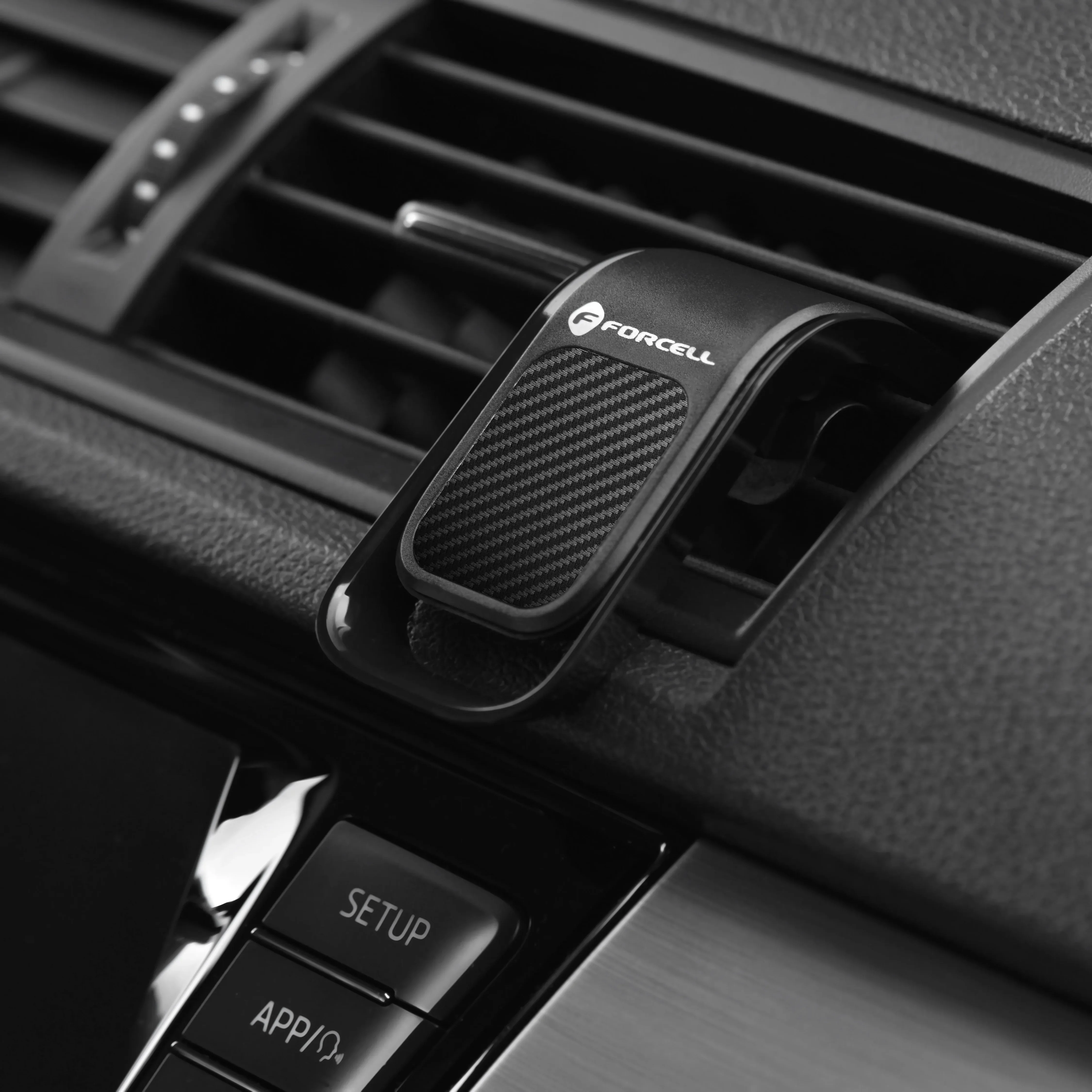 FORCELL autohalerung CARBON B060 magnetic to air vent