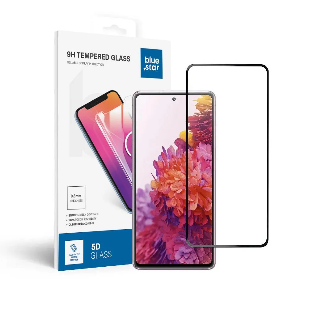 Panzerglas Blue Star 3D - SAM Galaxy S20 FE (full glue/case friendly) - schwarz