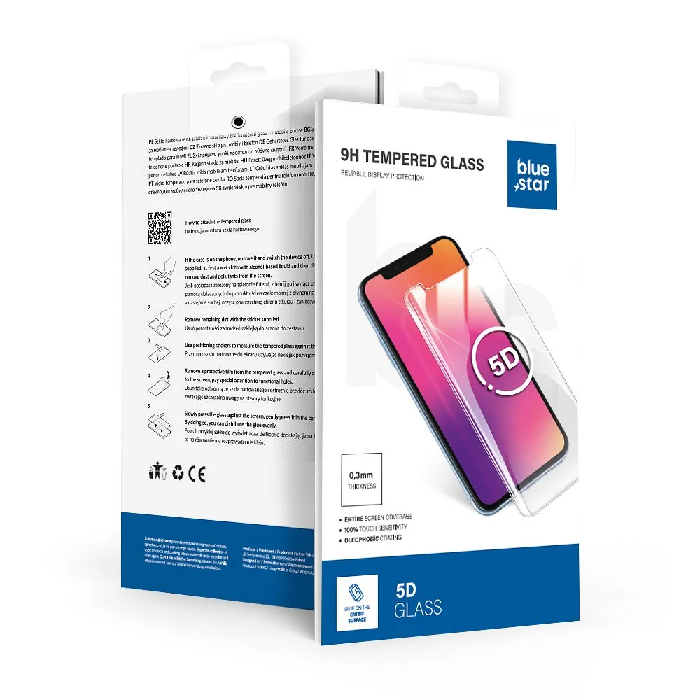 Panzerglas Blue Star 3D - SAM Galaxy S20 FE (full glue/case friendly) - schwarz