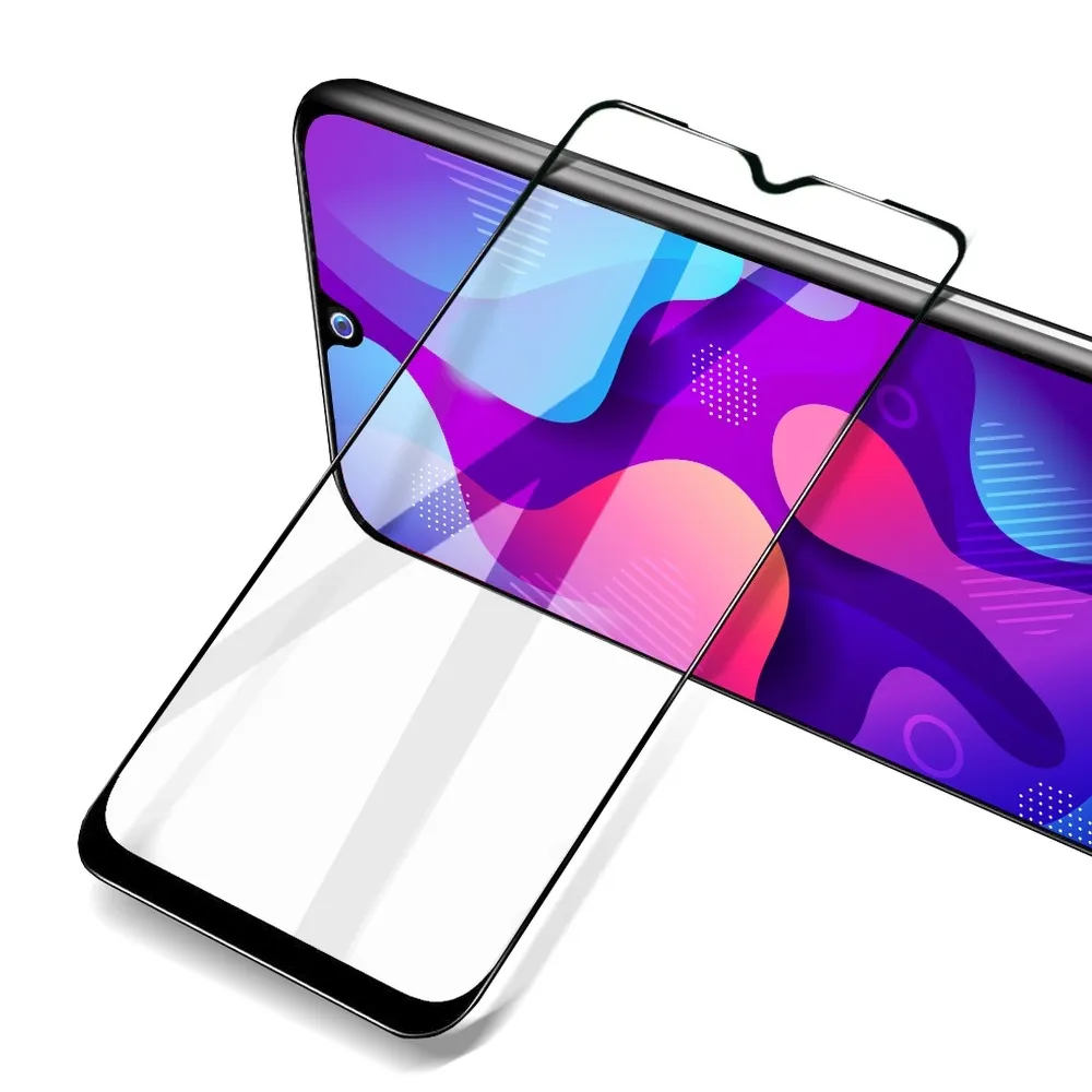 5D Full Glue Ceramic Glass - passend für Samsung Galaxy A12 / M12 / F12 schwarz