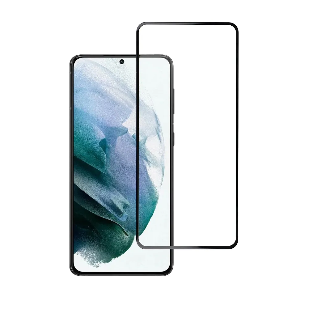 Panzerglas Blue Star 3D - SAM Galaxy S21 (full glue/case friendly) - schwarz
