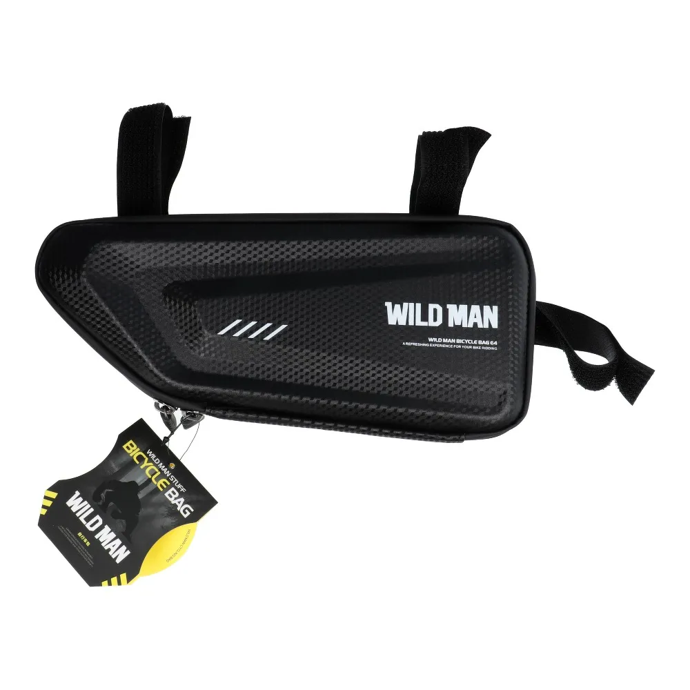 Fahrradhalter / dreieckige Tasche unter dem Rahmen mit Schloss WILDMAN E4 1.5L 4 "- 7"