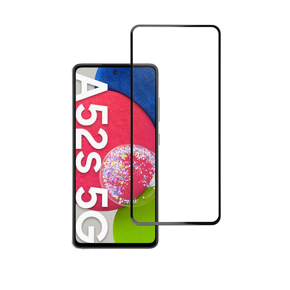 Panzerglas Blue Star 3D - SAM A52/52s 5G/LTE (full glue/case friendly) - schwarz