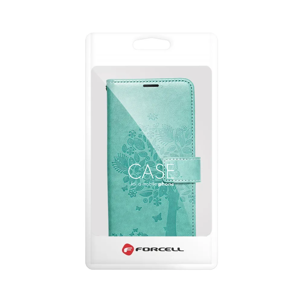 MEZZO Book Case passend für SAMSUNG A32 LTE ( 4G ) Baum grün