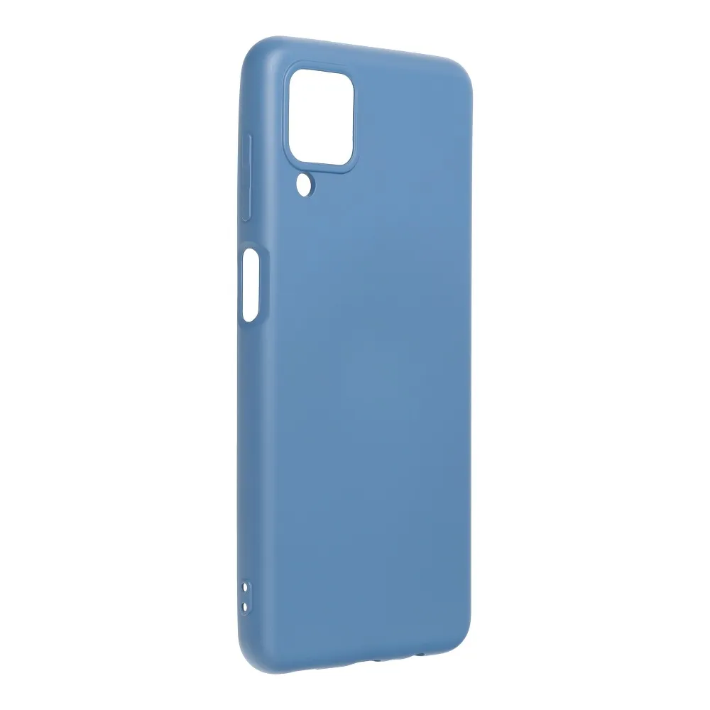 Case passend für Samsung A12 Silicone blue