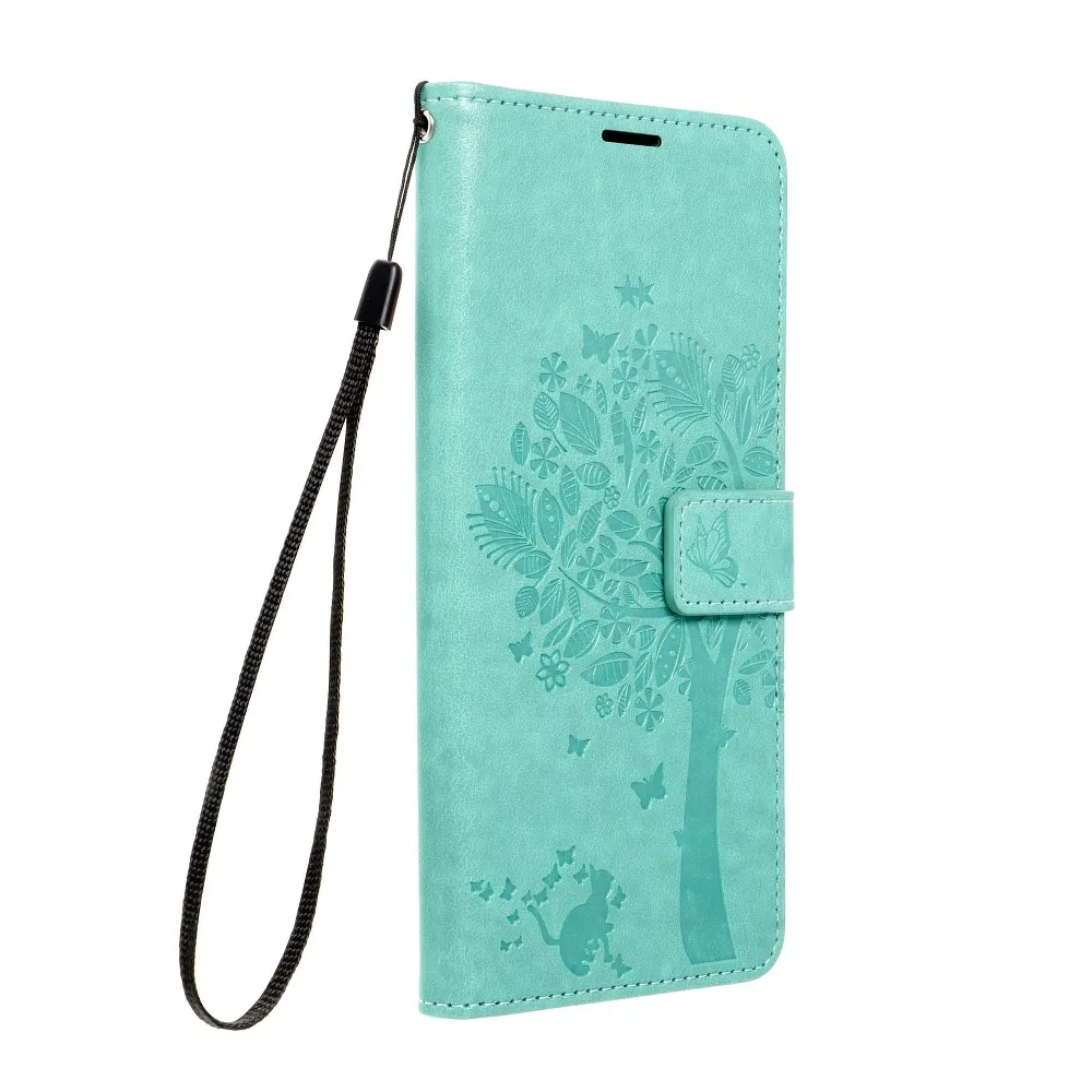 MEZZO Book Case passend für IPHONE 13 Baum grün