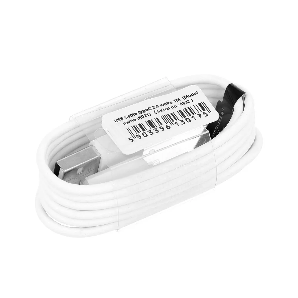 Kabel USB - Typ C 2.0 HD21 1A weiss
