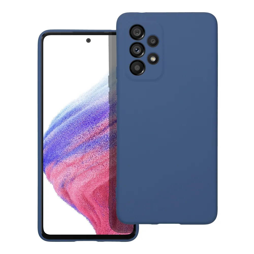 Case passend für Samsung A53 5G Silicone blue