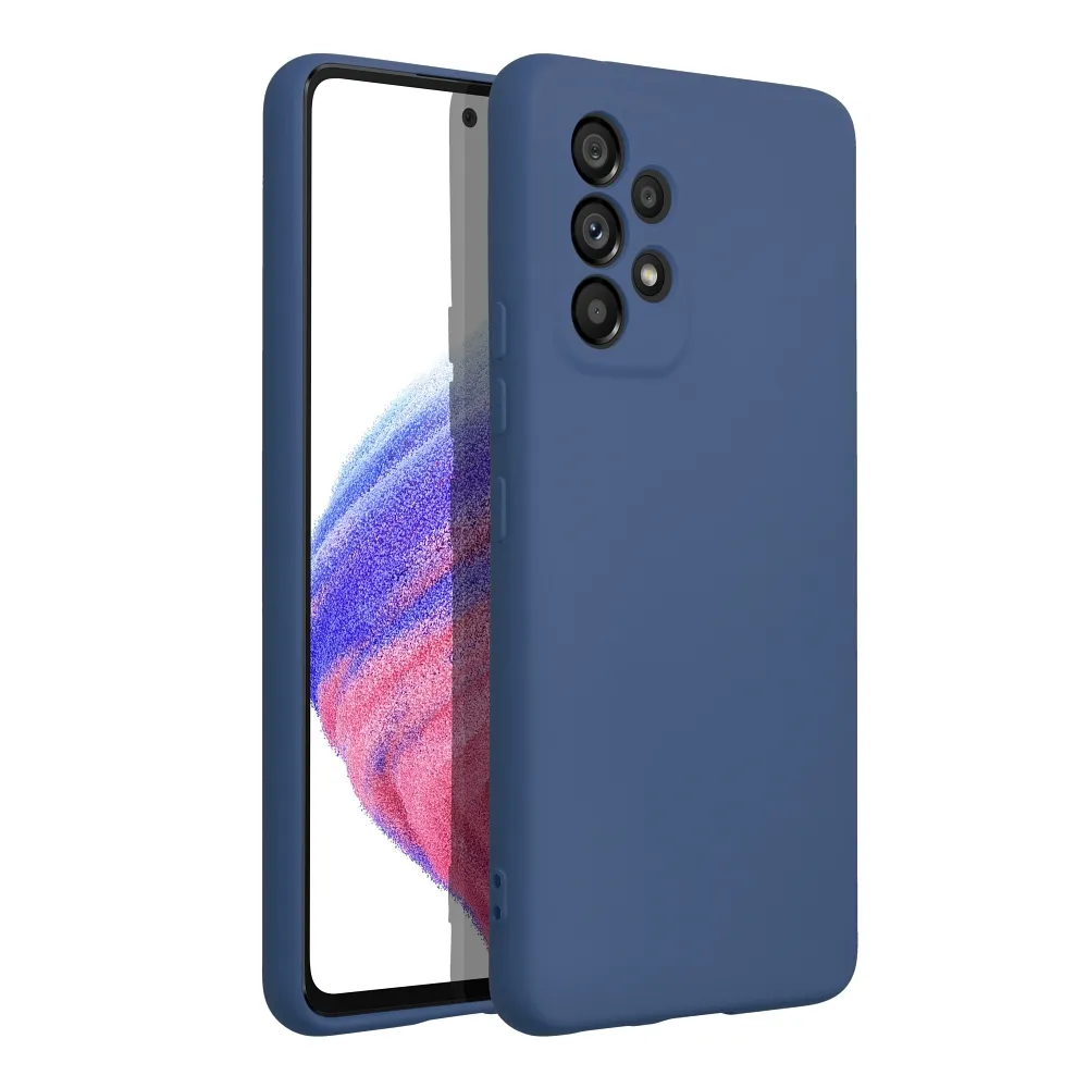 Case passend für Samsung A53 5G Silicone blue