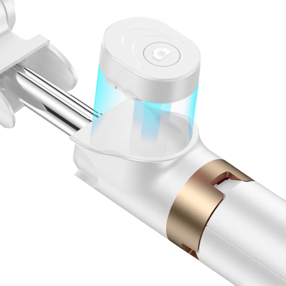 Kit / Selfie-Halter mit Bluetooth-Fernbedienung Stativ LED SSTR-20 weiß