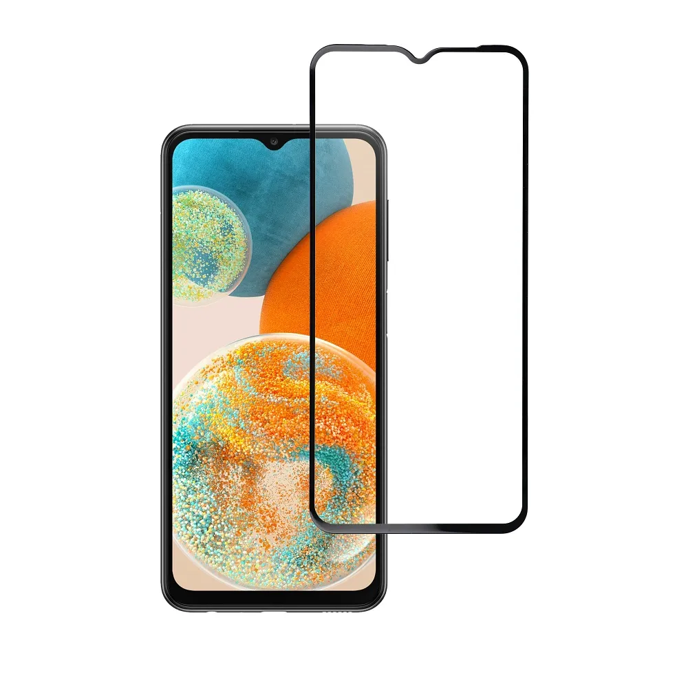 Panzerglas Blue Star 3D - SAM A23 5G (full glue/case friendly) - schwarz