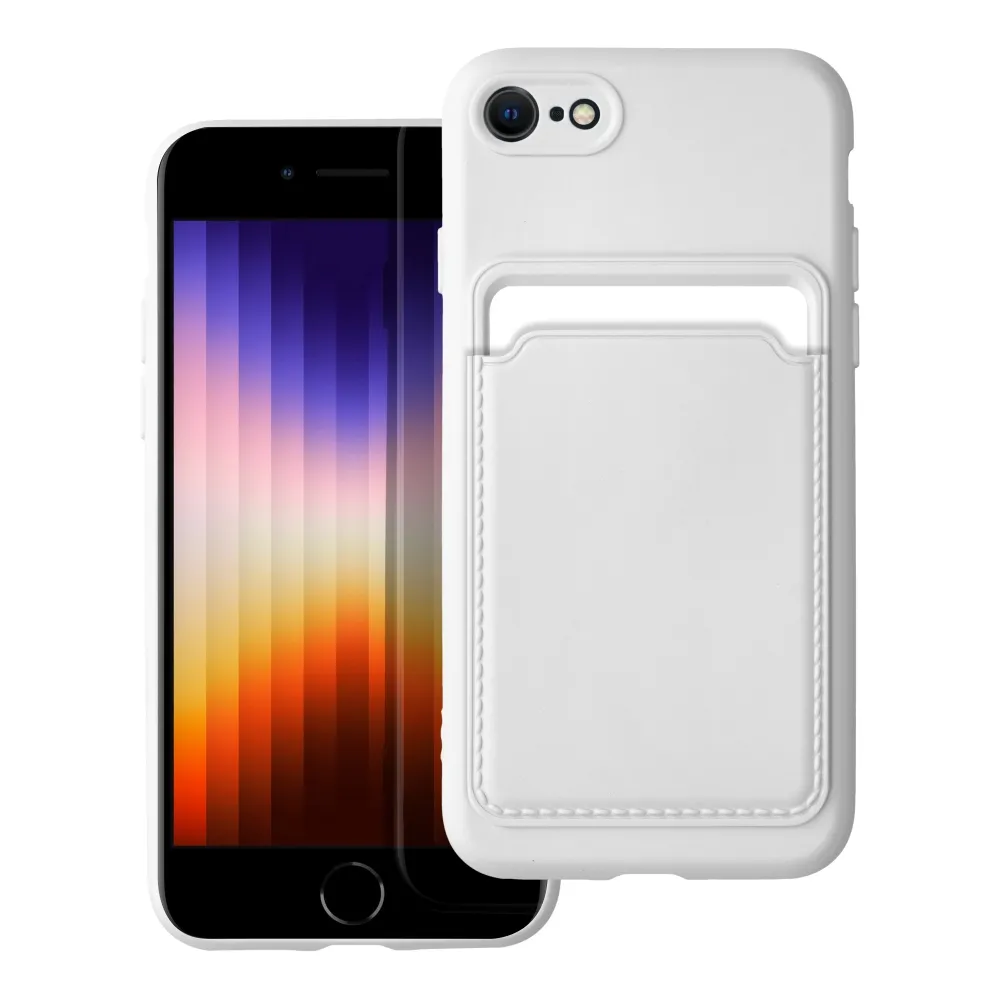 Case passend für iPhone 7 / 8 / SE 2020 / SE 2022 Card Case white
