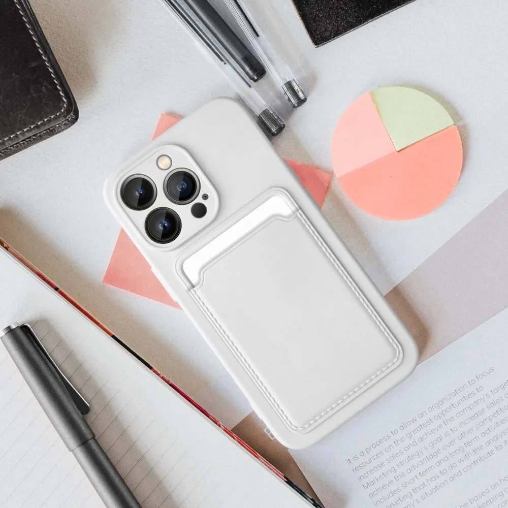 Case passend für iPhone 7 / 8 / SE 2020 / SE 2022 Card Case white