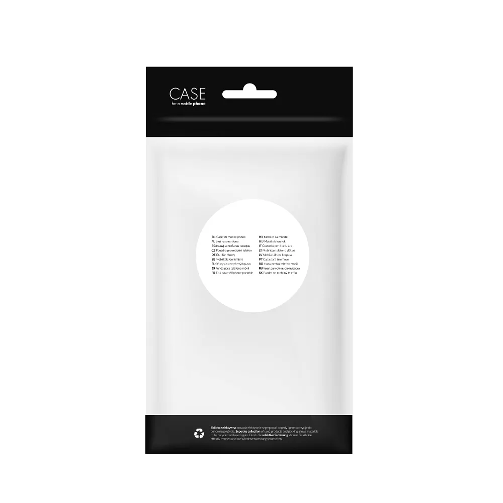 Mehrzwecktasche schwarz / transparent (230x120mm)