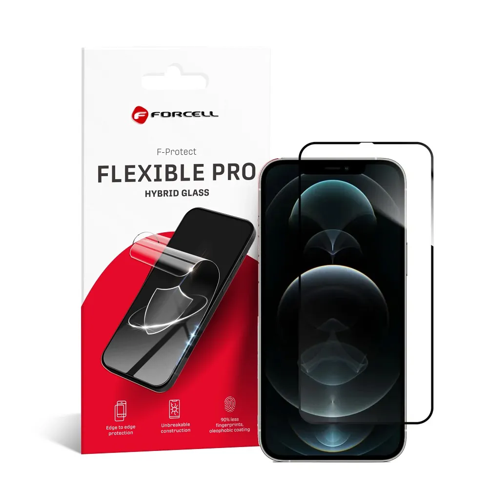 Hybrid Flexible Glas Forcell 5D Full Glue - APPLE iPhone Xs Max/11 Pro Max schwarz