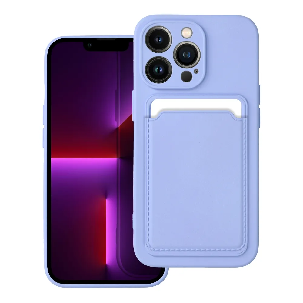 Case passend für iPhone 13 PRO Card Case purple