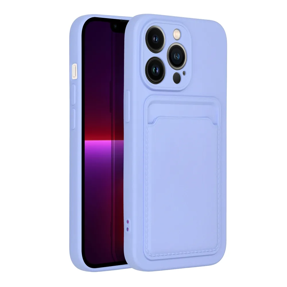 Case passend für iPhone 13 PRO Card Case purple