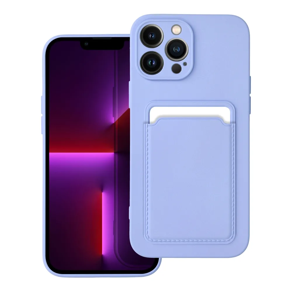 Case passend für iPhone 13 PRO MAX Card Case purple