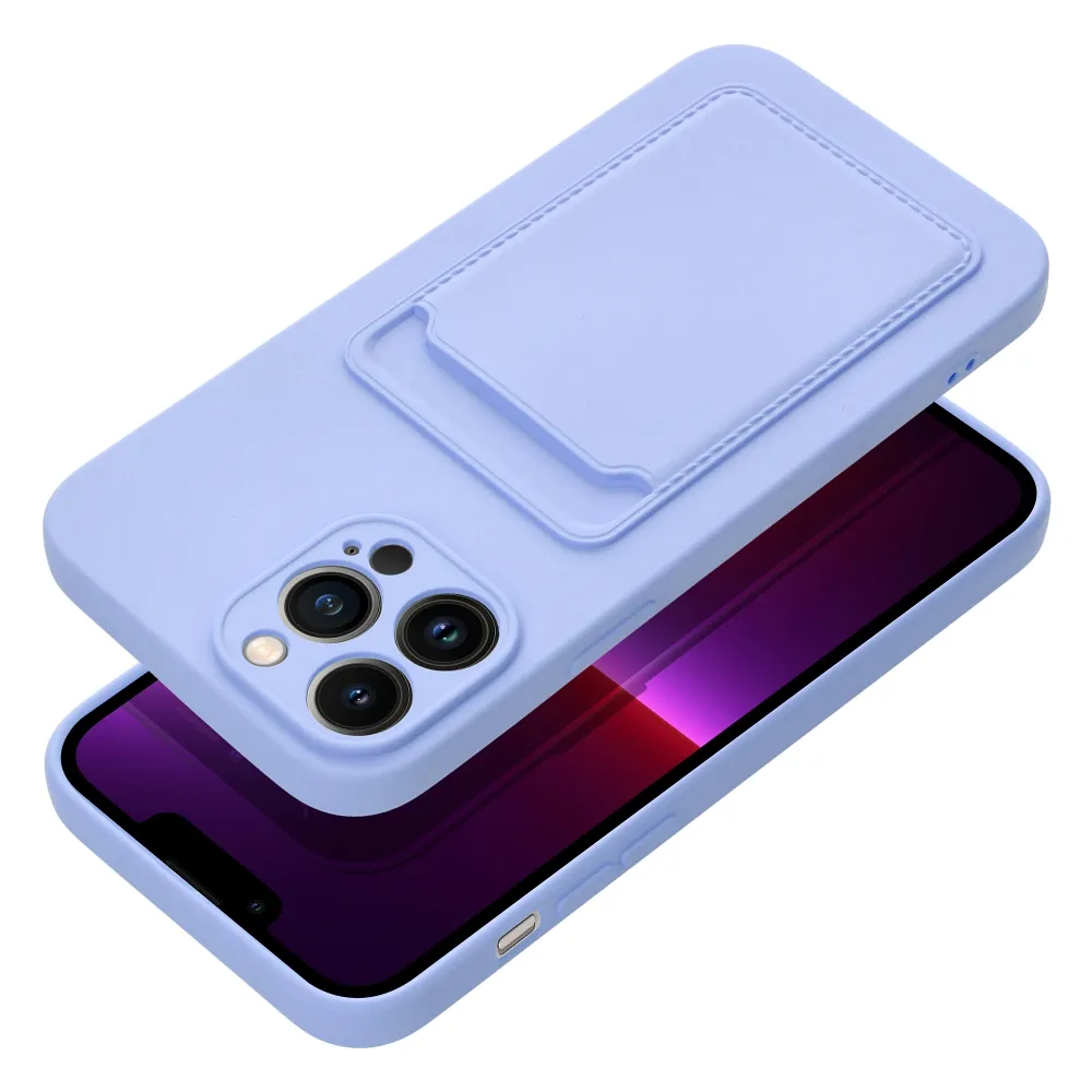 Case passend für iPhone 13 PRO MAX Card Case purple