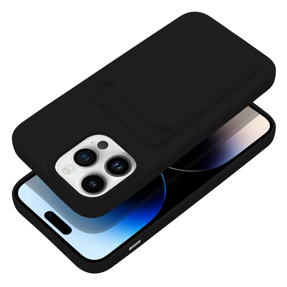 Case passend für iPhone 14 PRO MAX Card Case czarny