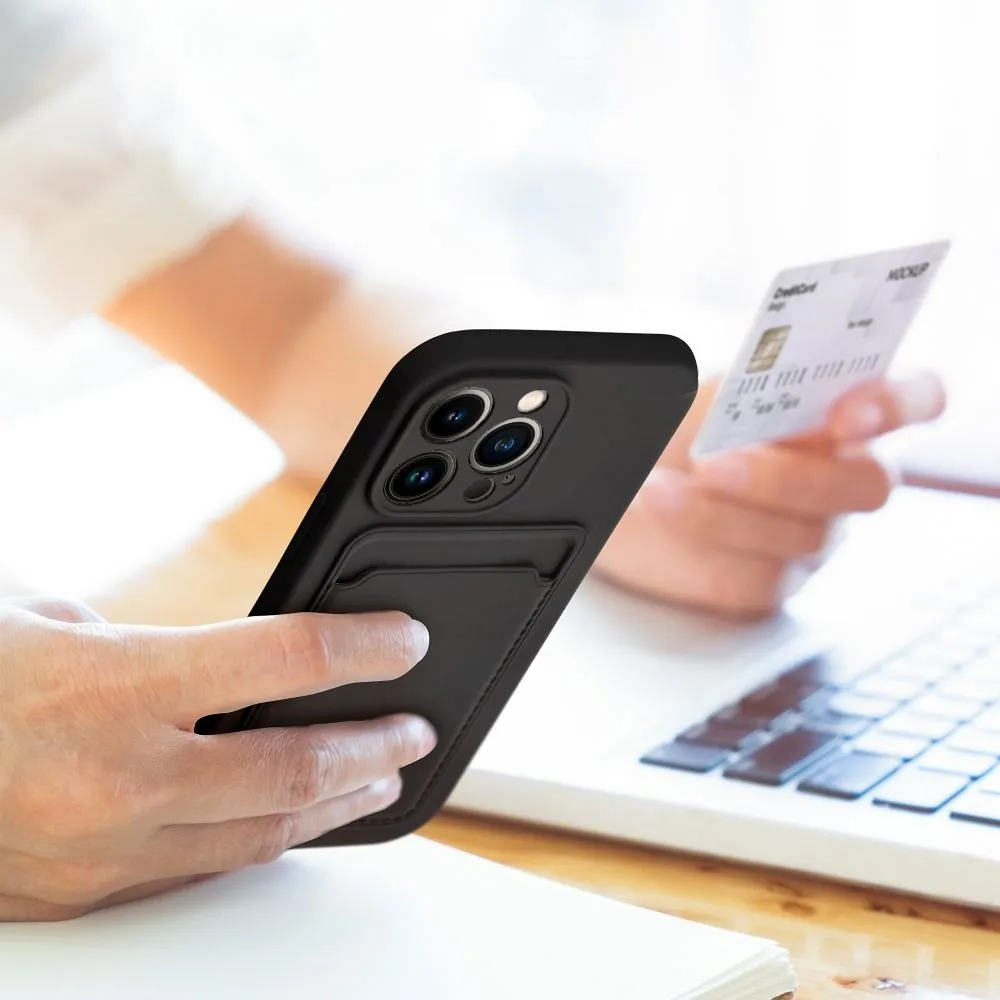 Case passend für iPhone 14 PRO MAX Card Case czarny