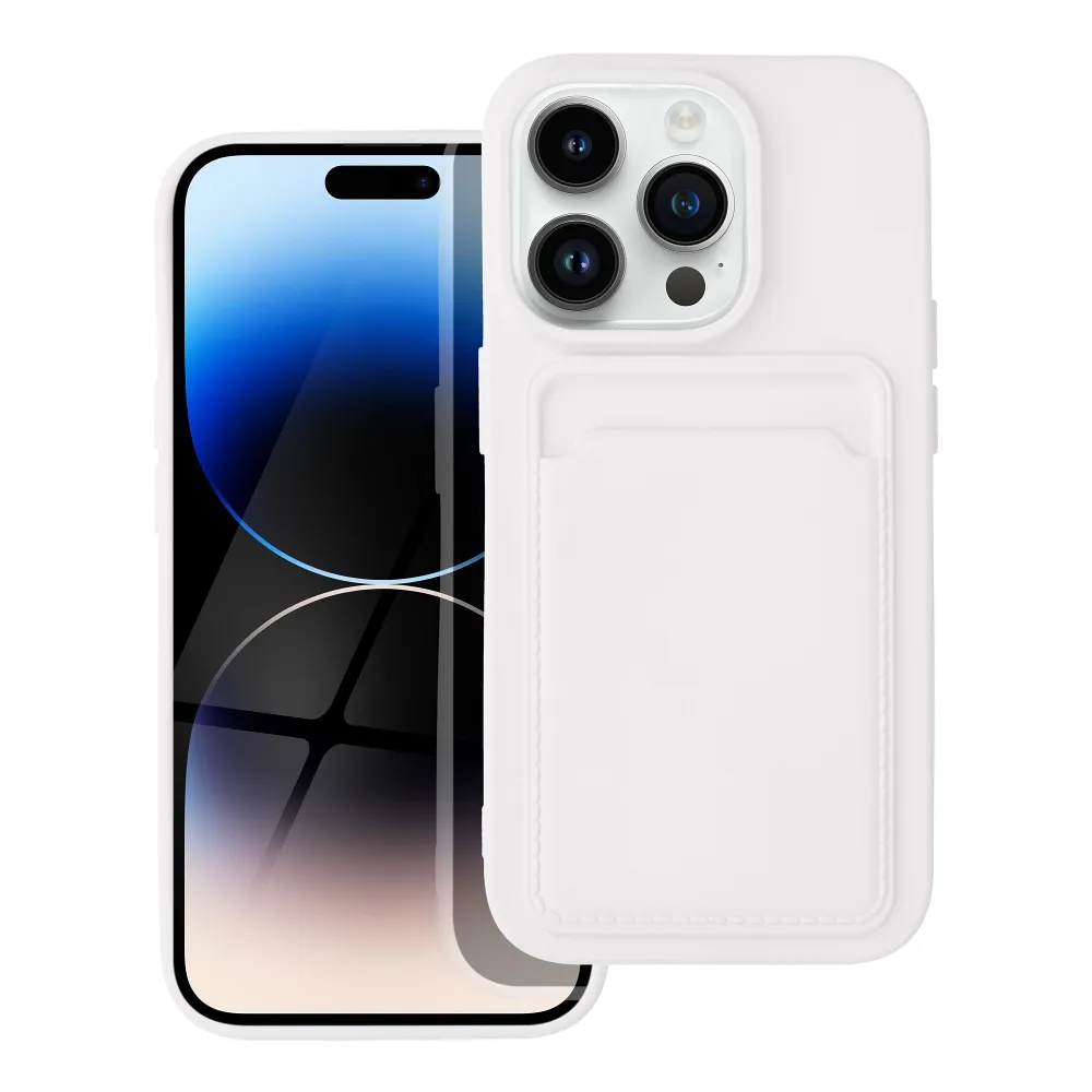 Case passend für iPhone 14 PRO Card Case white