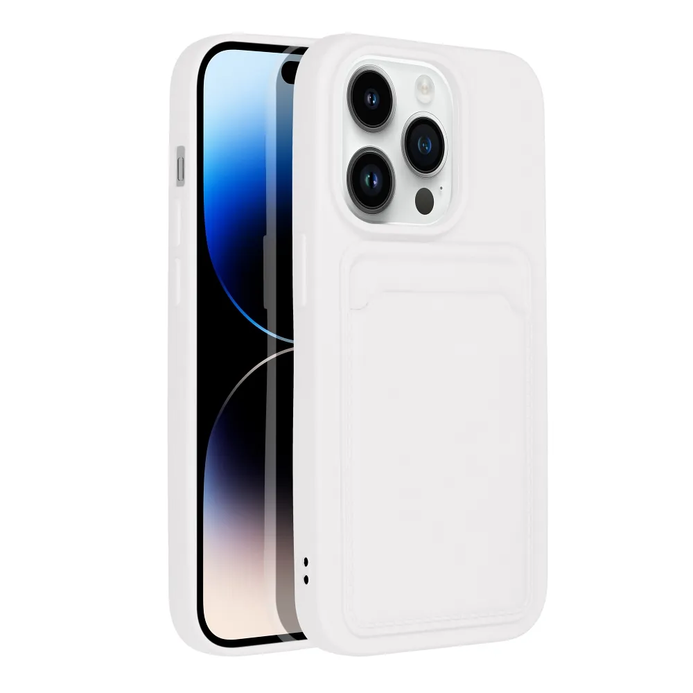 Case passend für iPhone 14 PRO Card Case white