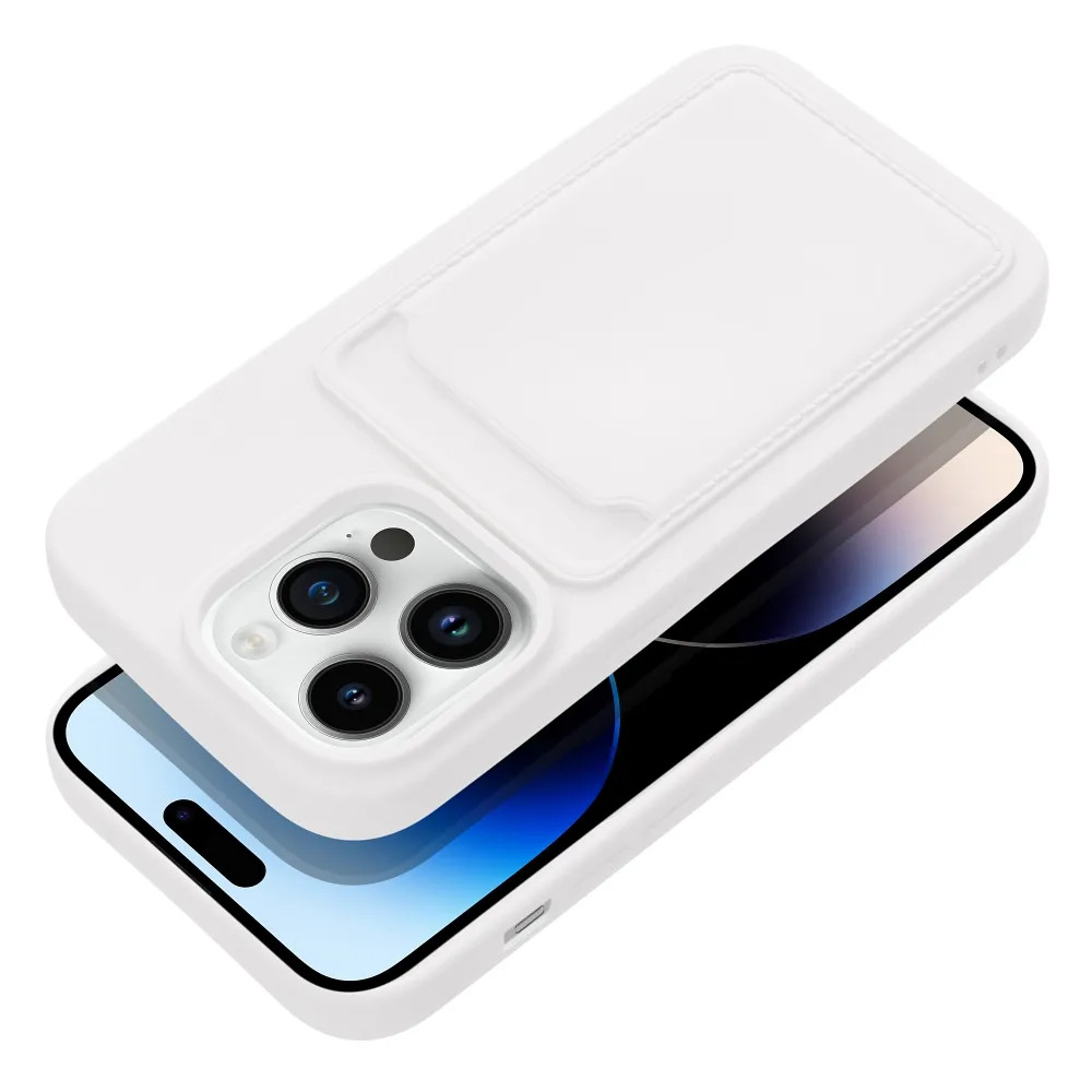 Case passend für iPhone 14 PRO Card Case white