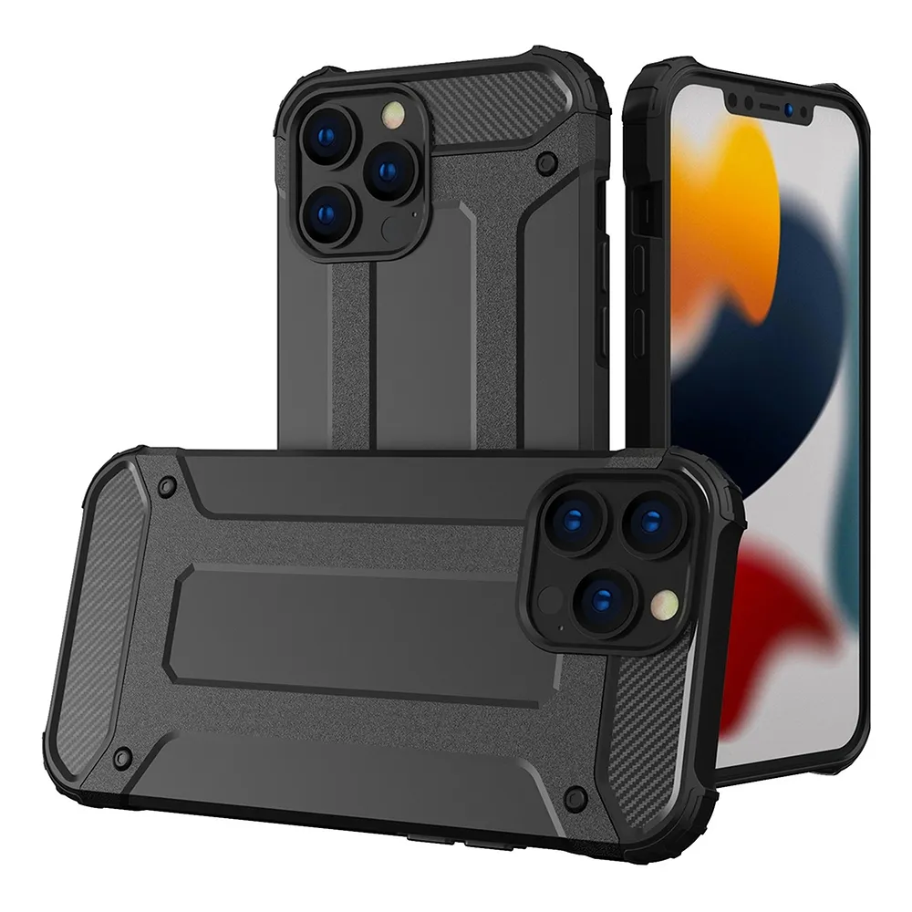 Case passend für iPhone 14 PRO MAX Armor black