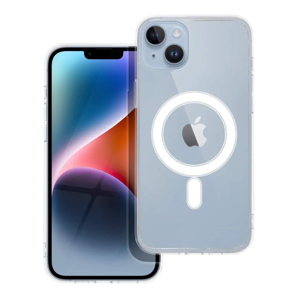 Case passend für iPhone 14 PLUS Clear Mag Cover (STR) kompatibel mit MagSafe transparent