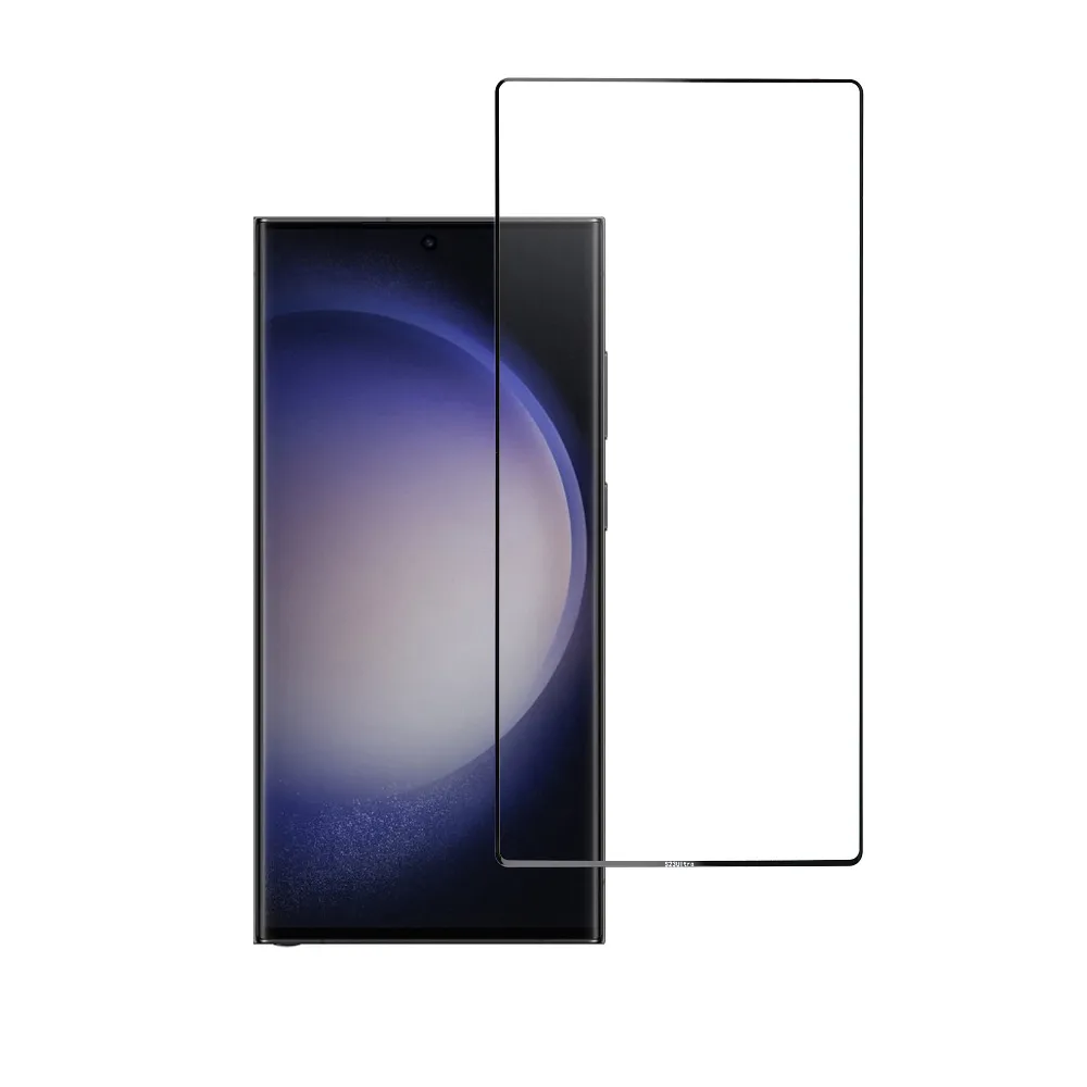 Panzerglas Blue Star 3D - SAM Galaxy S23 Ultra (full glue/case friendly) - schwarz